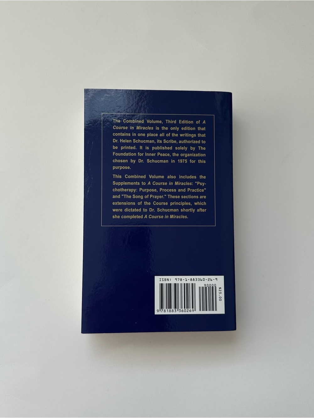 A Course In Miracles: Combined Volume Quality Paperback Book - Picture 3 of 3